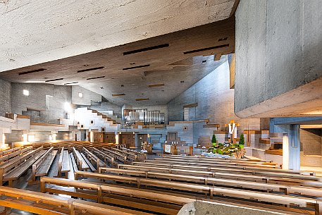 Bettlach, St. Klemens Kirche Architekt: F.W. Förderer 1966-1969